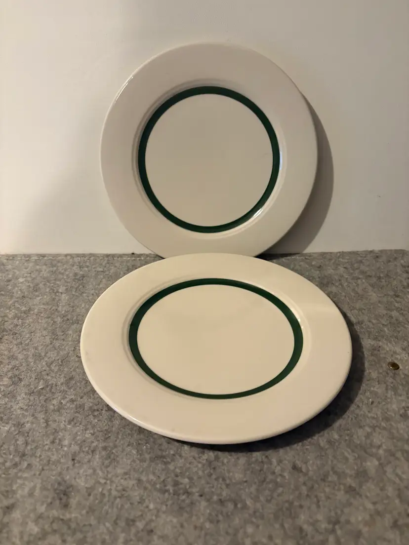 2 Homer Laughlin Seville 8" Salad Plates. Restaurant Style   # 2917