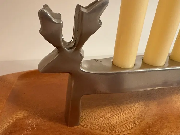 MCM Scandinavian Reindeer Candle Holder