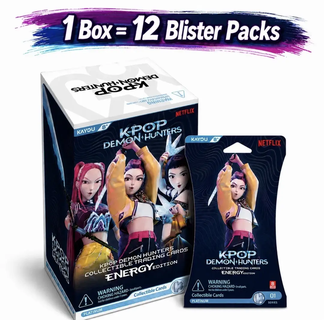 KPop Demon Hunters Energy Box - Factory Sealed Trading Cards