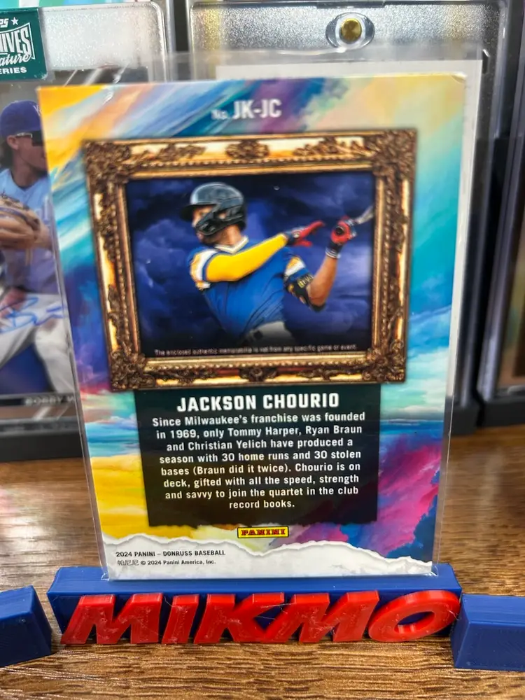 Jackson Chourio Jersey King (Ding On Back Corner)