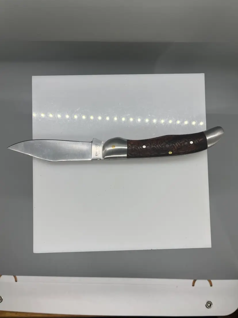 4” Pocket Knife , 3” Blade , Slip-Joint , Rosewood  Handmade Celtic Design Scales