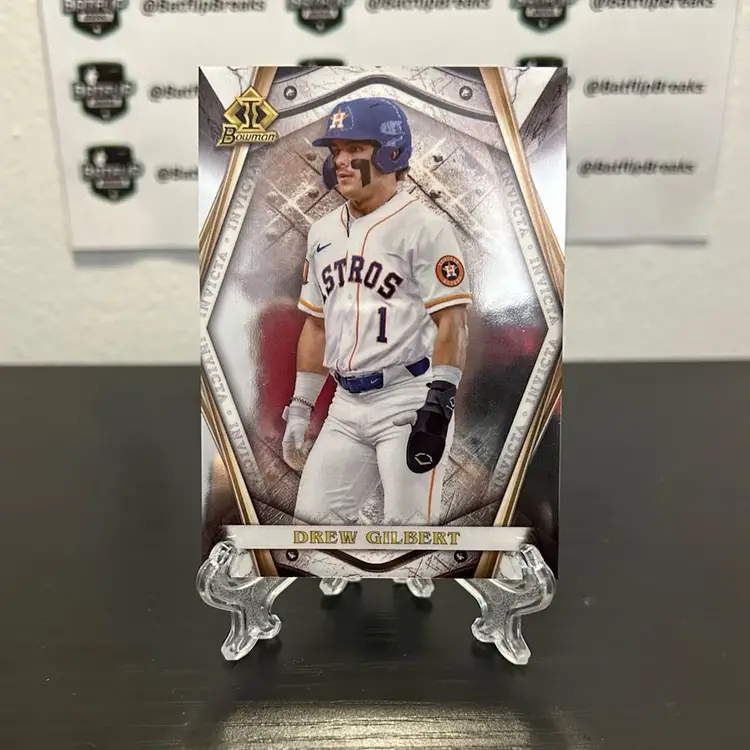 Drew Gilbert 2022 Bowman Draft Invicta Insert #BI-15 Houston Astros