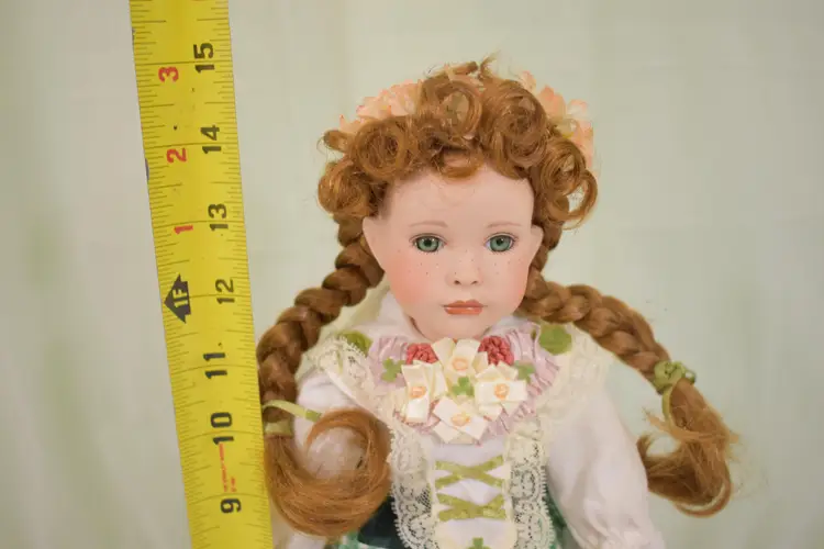 Vintage Irish Porcelain Doll Music Box Works