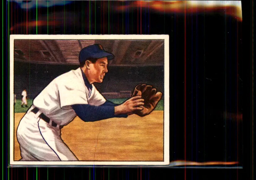 Eddie Lake 1950 Bowman #240 - Detroit Tigers - (pk5-7)