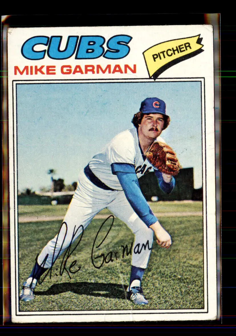 Mike Garman 1977 Topps #302 - (144) - Chicago Cubs