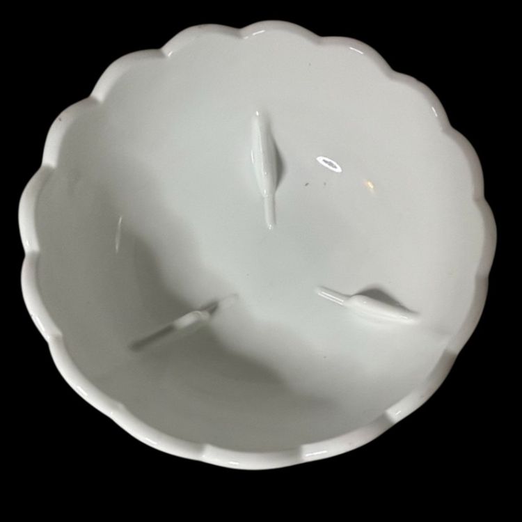 Indiana Milk Glass Pedestal Bowl 
7.5”x 7.5”
