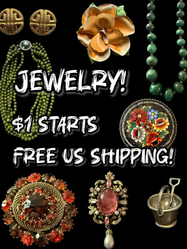 Tiffany & Co, Micro Mosaics, Weiss, Bakelite!!