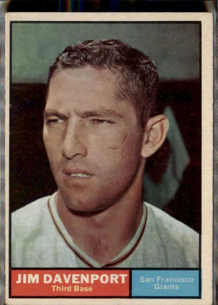 1961 Topps #55 Jim Davenport - ( ) - San Francisco Giants