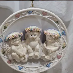 THE HAMILTON COLLECTION DREAMSICLES PLATES BY KRISTIN SPECIAL FRIENDS SCULPTURAL