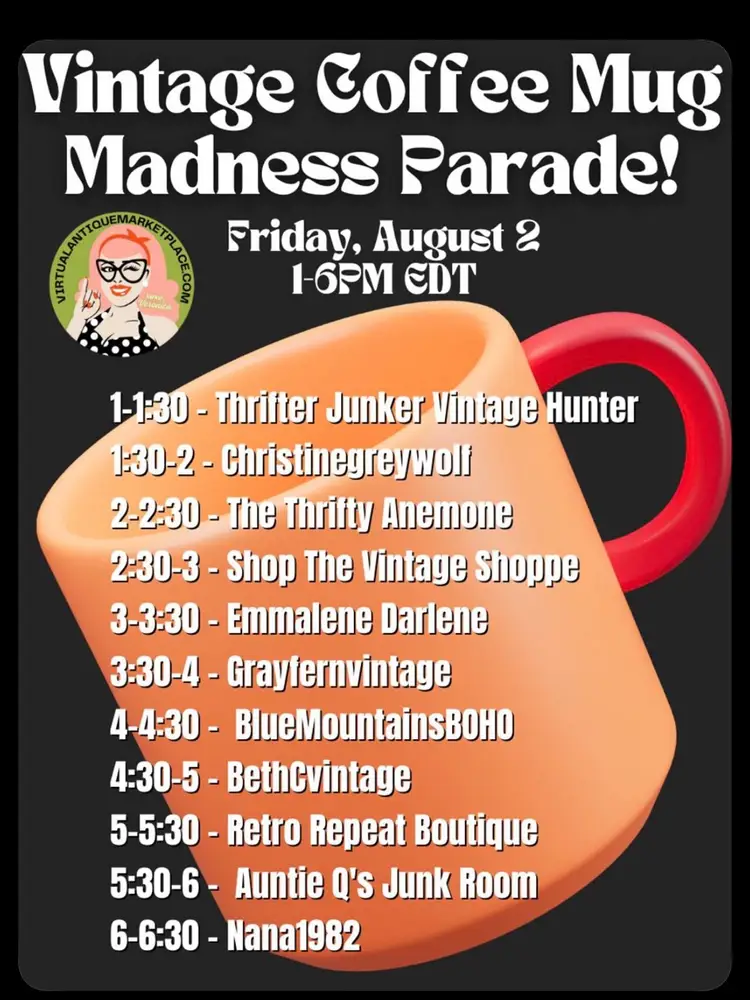 Vintage Coffee Mug Madness 
