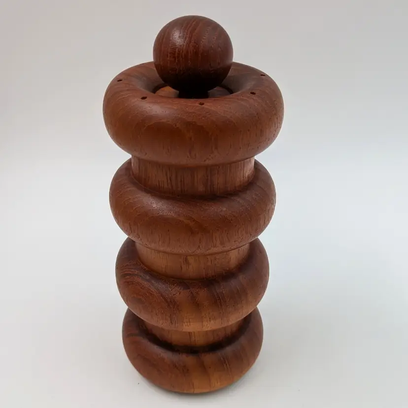 Danish Teak Wood Pepper Mill Shaker Dansk Quistgaard Denmark Vtg MCM Peugeot 897