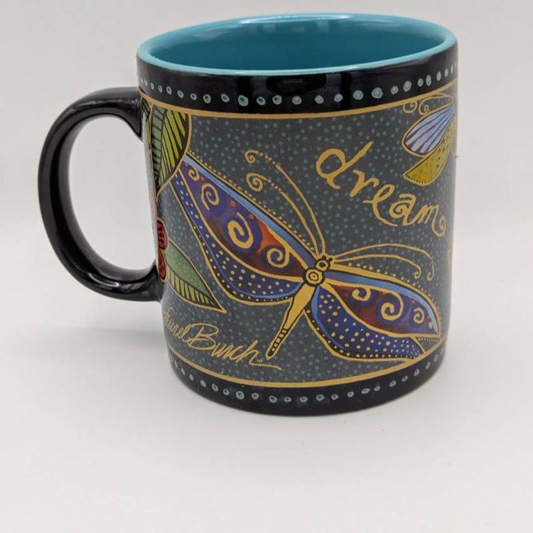Hard to Find - Laurel Burch 2009 "Dreams" Dragonfly Mug