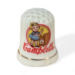 Campbell’s Thimble Vintage Souvenir Collectible