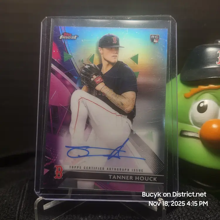 2021 Topps Finest Auto - Tanner Houck Boston Red Sox