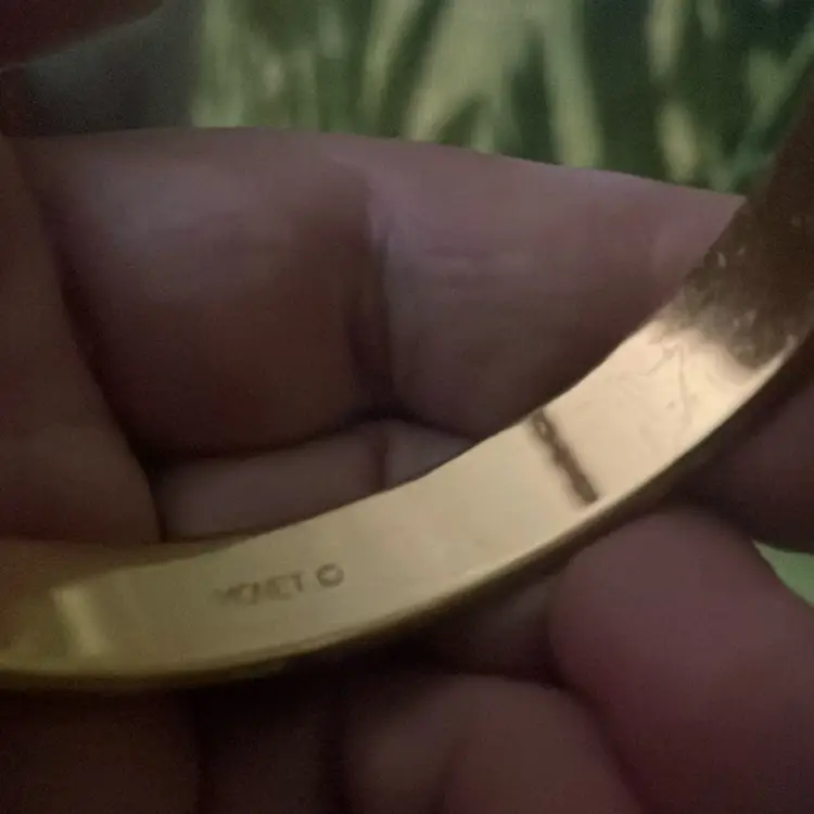 Vintage Monet Goldtone Bangle