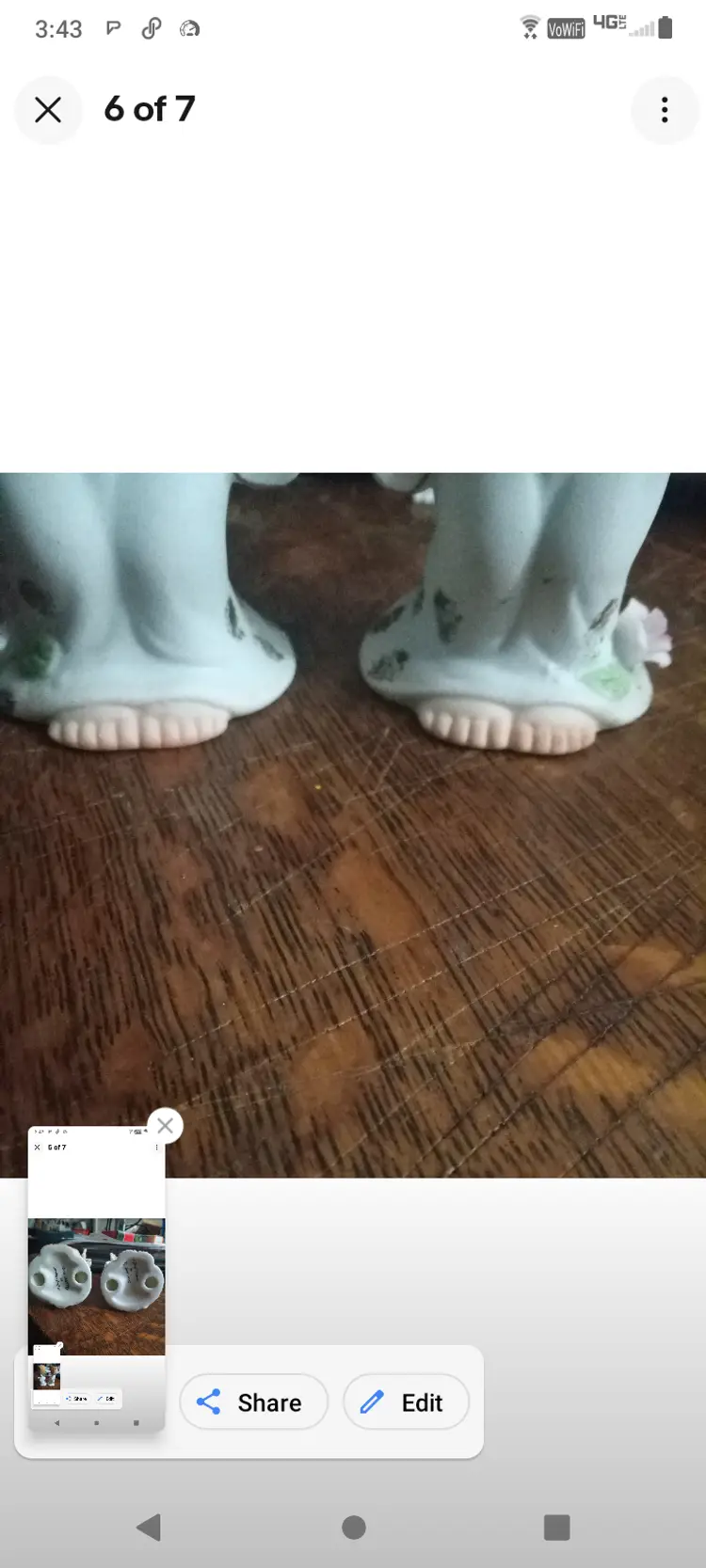 George Good Kissing Angel Figurines