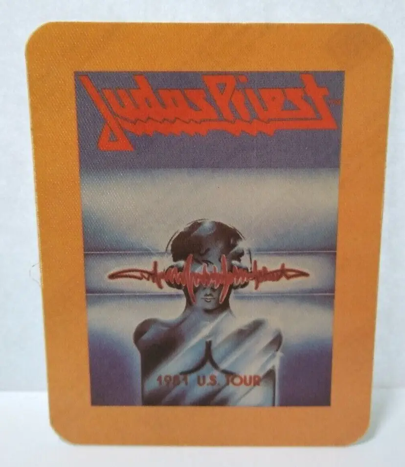 Judas Priest 1981 Point Of Entry Backstage Pass Original Hard Rock Metal Music