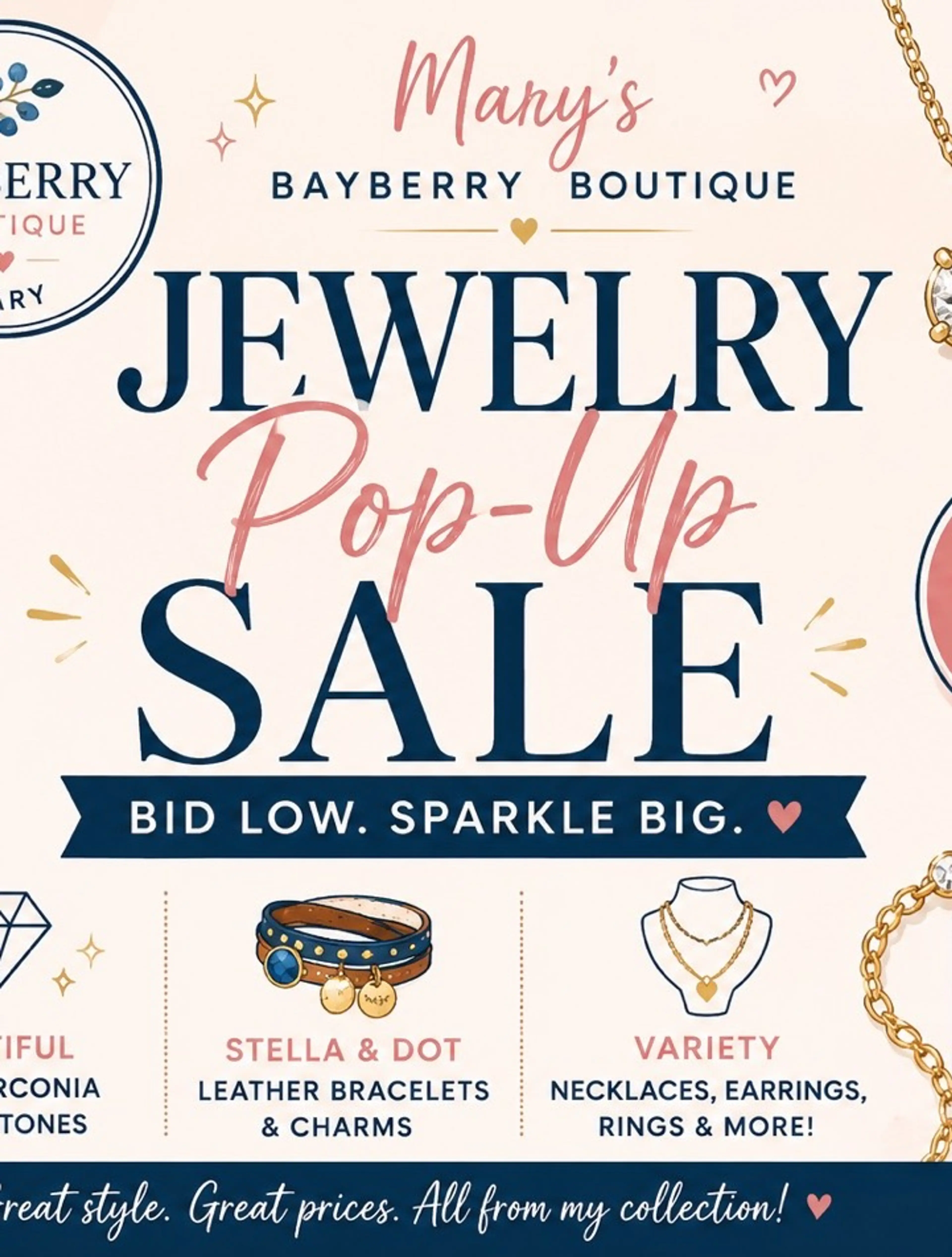One Hour” Pop-Up” $7 Max Ship Continued! 