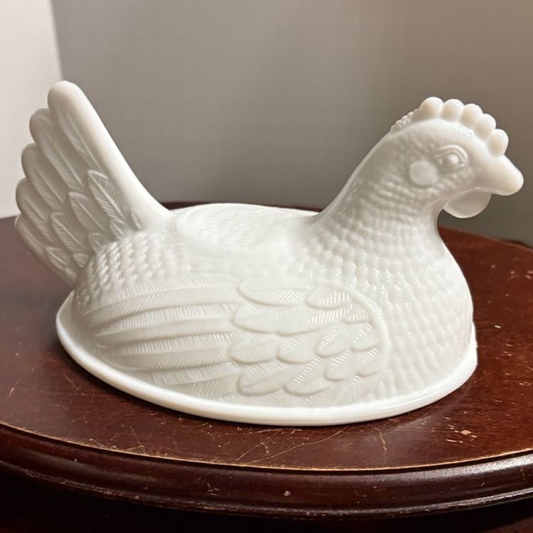 Indiana Glass REPLACEMENT TOP For Hen On Nest