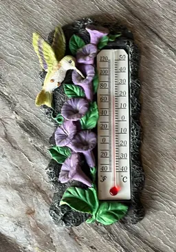 Vintage Hummingbird Thermometer 6 inch Giftco Inc.