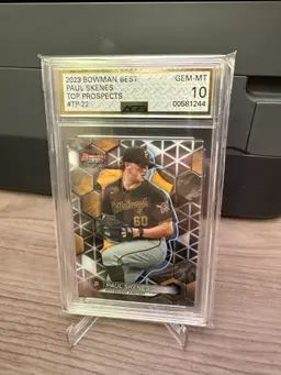 Paul Skenes 2023 Bowman's Best Prospects GEM-MT AGS 10