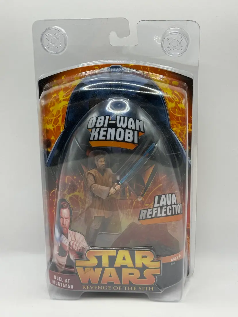 Star Wars Obi-Wan Kenobi Revenge Of The Sith Duel At Mustafar 3.75 Action Hasbro