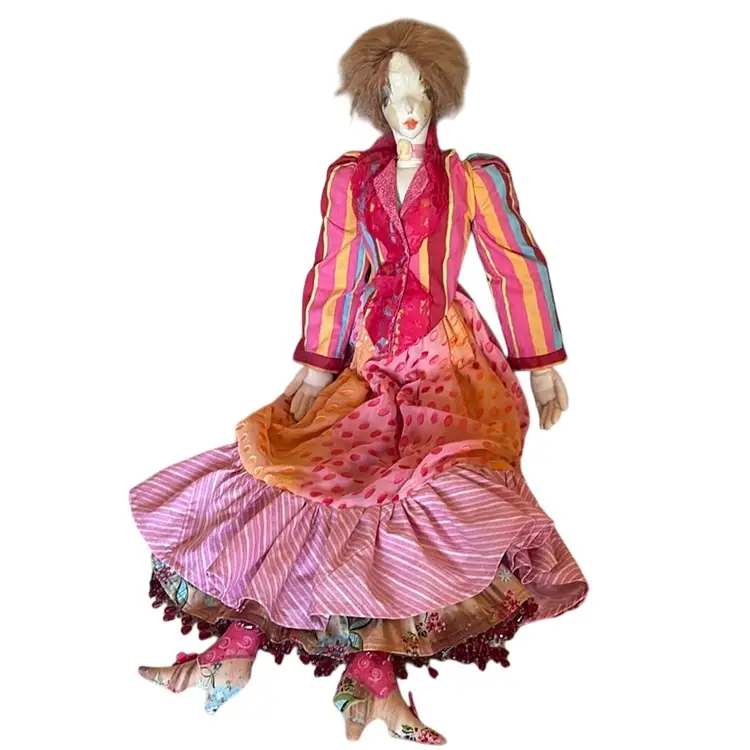 One Of A Kind Spooky Or Creepy Lady Dressed To The T’s! 30” Long