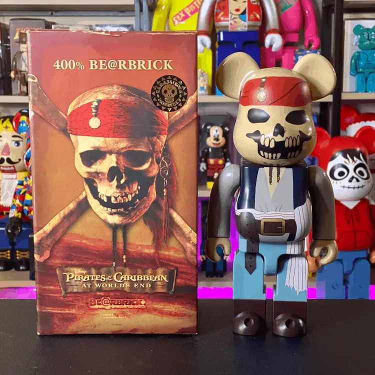 Bearbrick 400% Pirates of The Caribbean At Worlds End