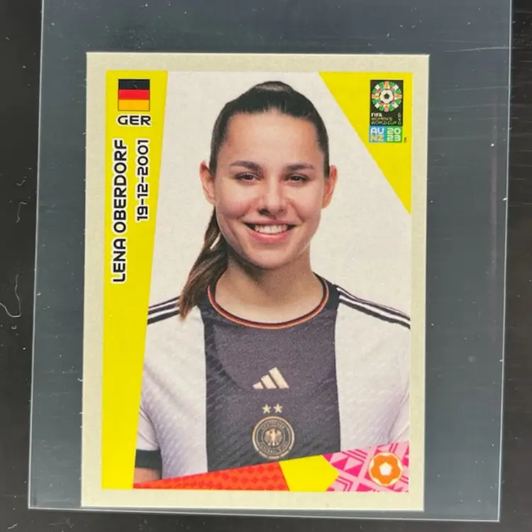 Lena Oberdorf 2023 Panini Women’s World Cup Sticker Germany Soccer Card