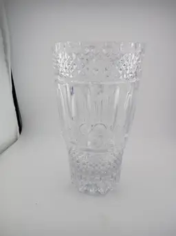 **Pick of the Week!** Micentury French crystal vase -- Heavy!