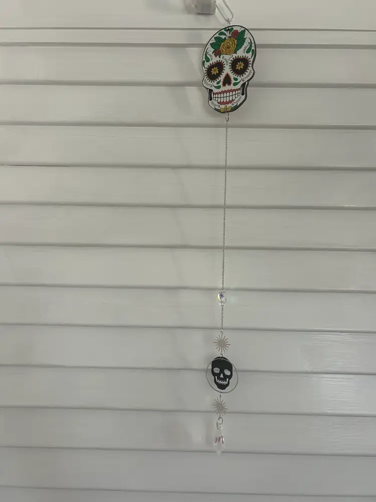 Sugar Skull Sun Catcher - Made By Me