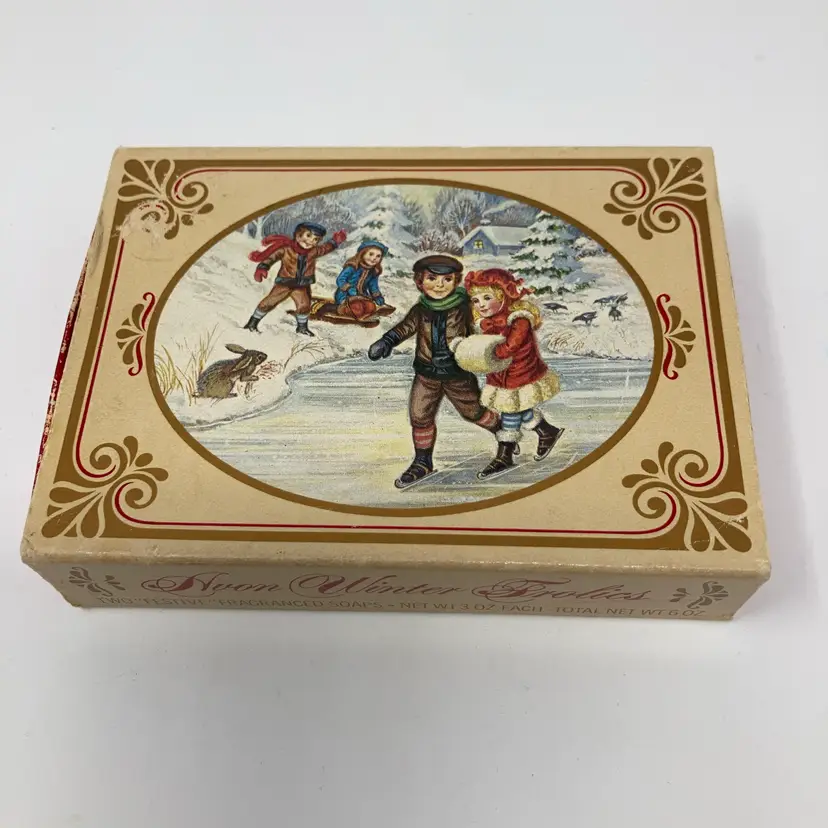 Vintage Avon Winter Frolics Soaps! Decorative Purposes!