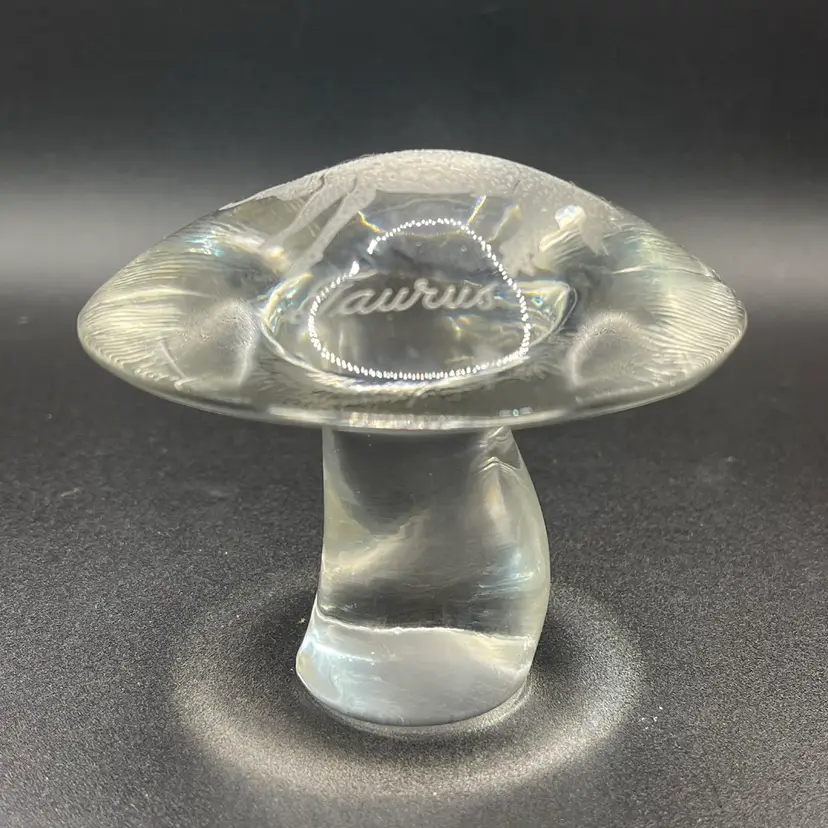 Viking Epic Zodiac Glass Mushroom- Taurus