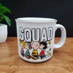 2021 Peanuts Charlie Brown & Friends Snoopy SQUAD 20oz Ceramic Coffee Mug