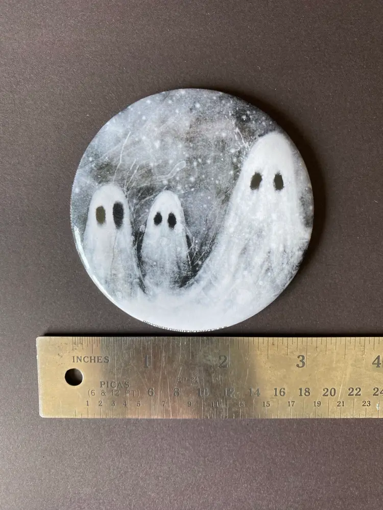 3in Ghost Magnet
