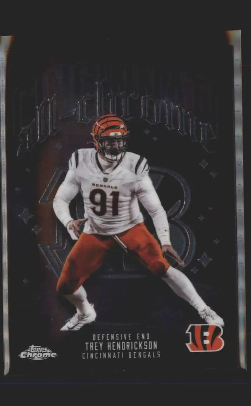 Trey Hendrickson 2025 Topps Chrome #ACT-16 All Chrome Team - (138) - Cincinnati Bengals