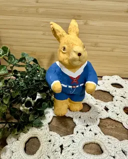 Sailor Paper Mache Bunny