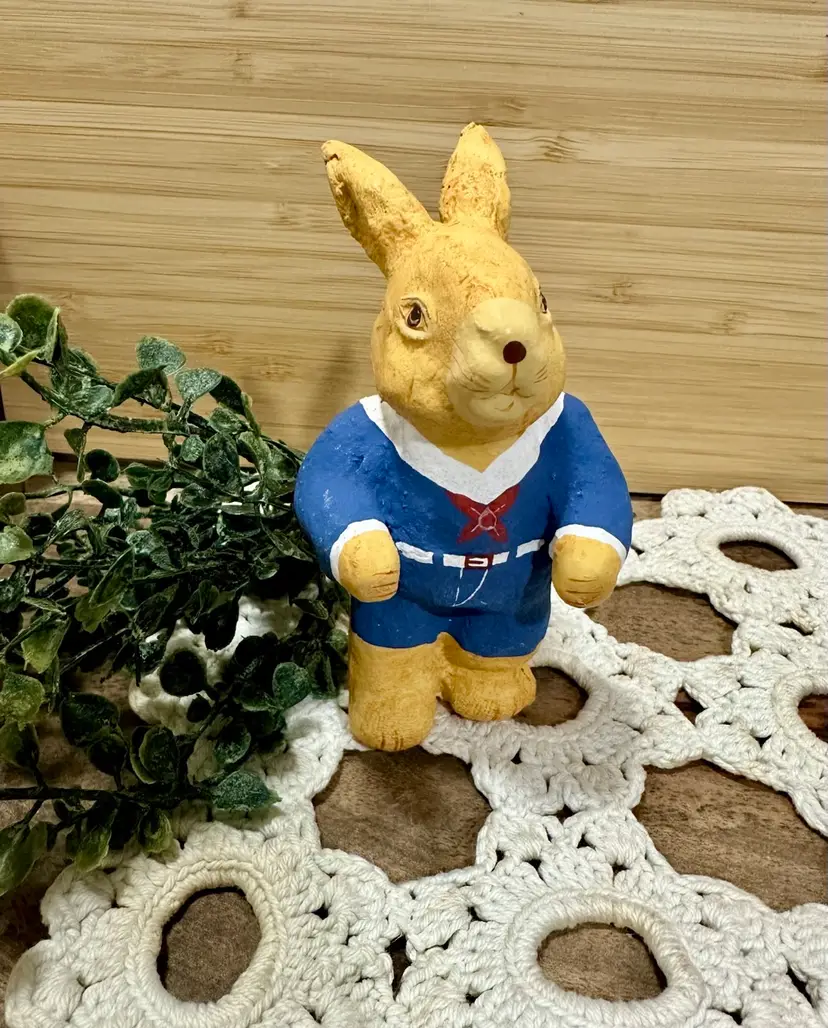 Sailor Paper Mache Bunny