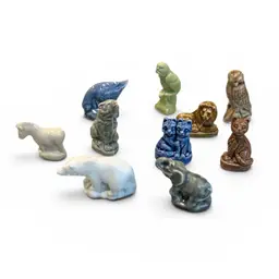 10 Various Wade Mini Porcelain Figurines