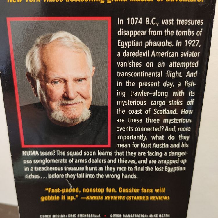 Journey of the Pharaohs by Clive Cussler. Numa files series. Very good condition. Published 2020