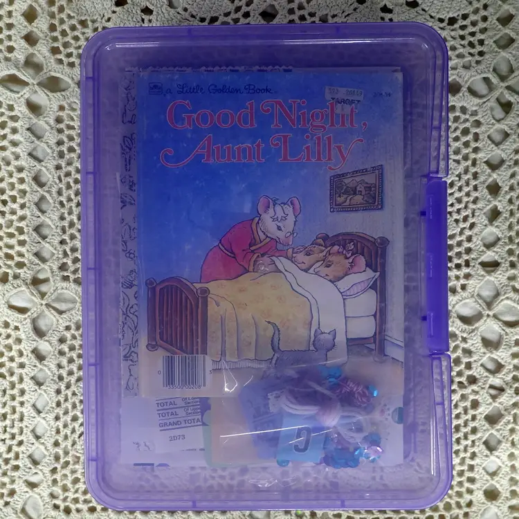 Little Golden Book Good Night Aunt Lilly Junk Journal Mini Kit