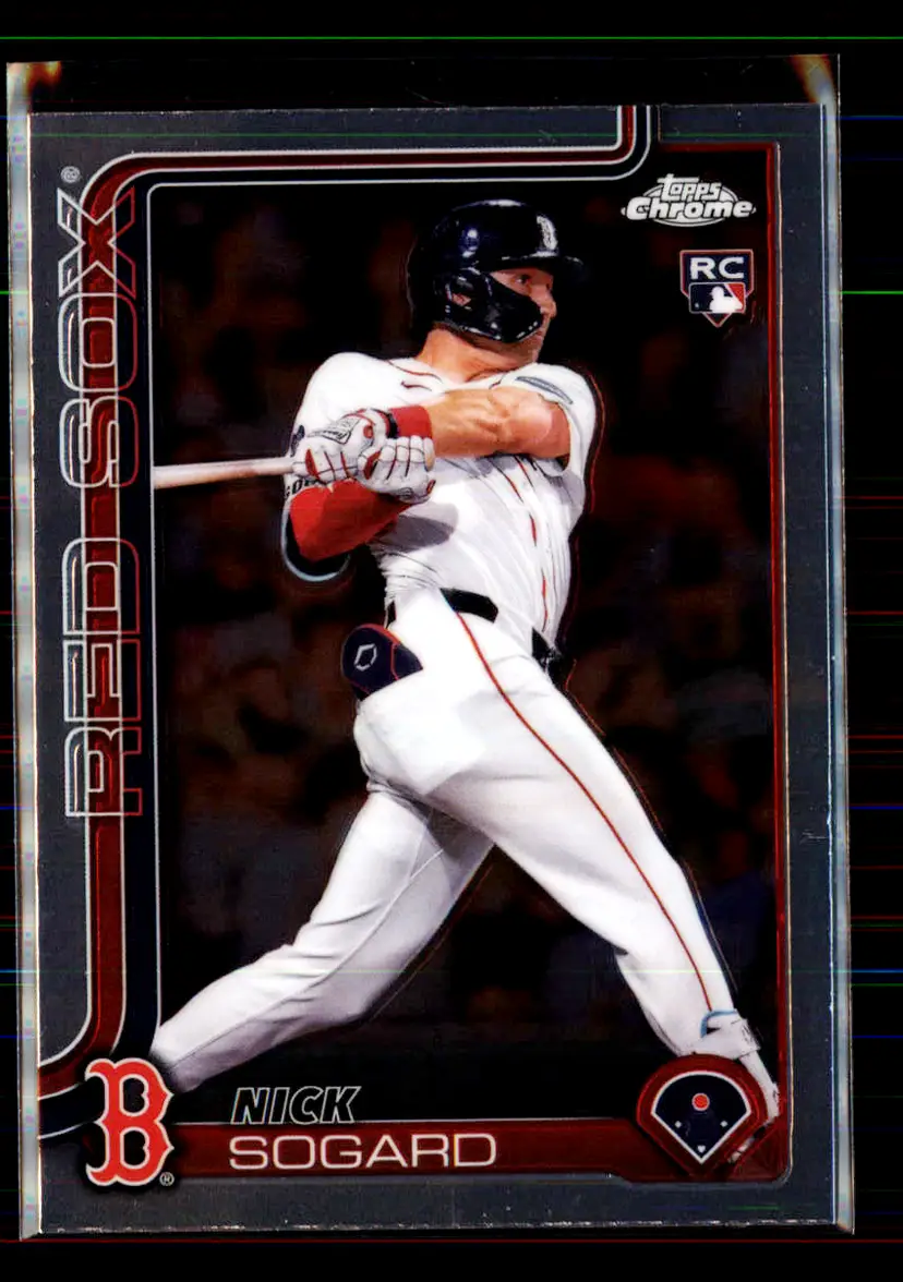 Nick Sogard 2025 Topps Chrome #123 - (113) - Boston Red Sox