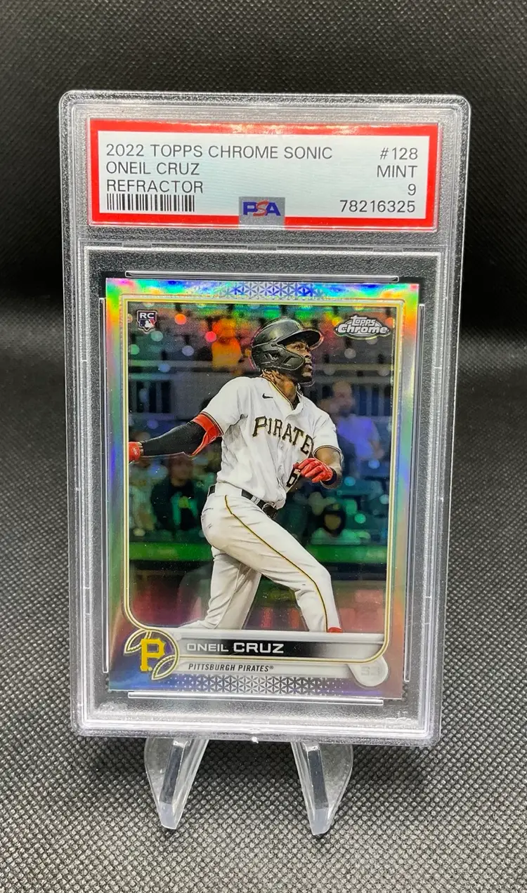 ONEIL CRUZ 2022 Topps Chrome Sonic RC Refractor PSA 9- Pittsburgh Pirates 