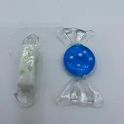 27-Glass Candies Set Of 2 Pictured 2.25”
