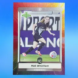 Mak Whitham - 2025 NJ/NY Gotham FC - #128 Parkside Vol. 1 NWSL Rainbow Foil /10