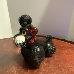 Redware Black Poodle