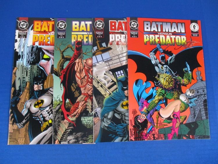 Batman Versus Predator II 1-4 Complete Series 1994 Dark Horse DC Comics