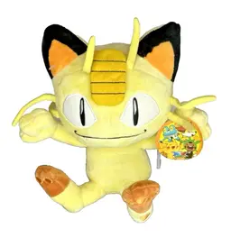 Vintage 1997 KC POKEMON Nintendo 10" MEOWTH Plush Stuffed Animal Original Tag