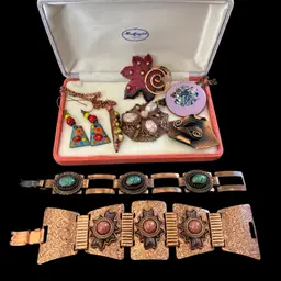 Copper Jewelry Lot