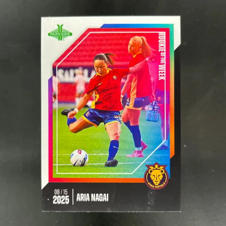 Aria Nagai 2025 NWSL Parkside Pronto Rookie Of The Week Subscriber Exclusive /210 Soccer Card #ROW16
